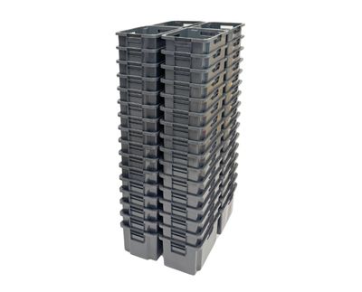 Arca moving box 52 l 600x400x300mm, grey