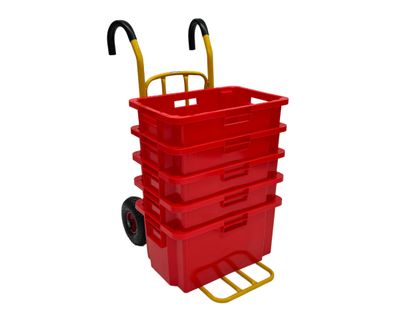 Schoeller Arca moving box 600x400x300mm, red