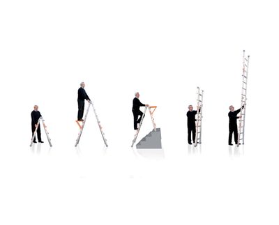 Telescopic ladder Wakü