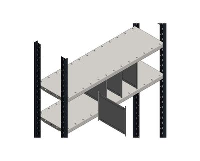 Dividing plates for Kasten S90 storage shelf