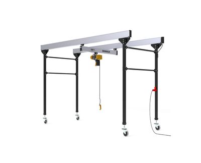 Mobile work platform crane