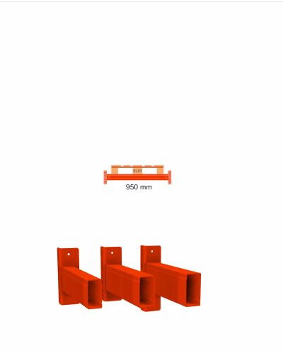 Horizontal beam C34BX 60/40/13 - 950mm 1x Eur pallet Horizontal beam C34BX 60/40/13 - 950mm 1x Eur pallet