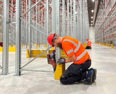 Impact shield installation diagram