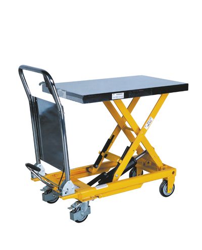 Lifting table with foot pump 150 kg, platform size 740 x 450 mm