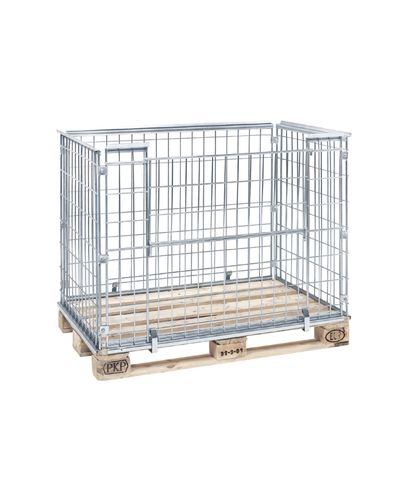 Pallet cages for EUR pallets 1220x820x1020mm Pallet cages for EUR pallets 1220x820x1020mm