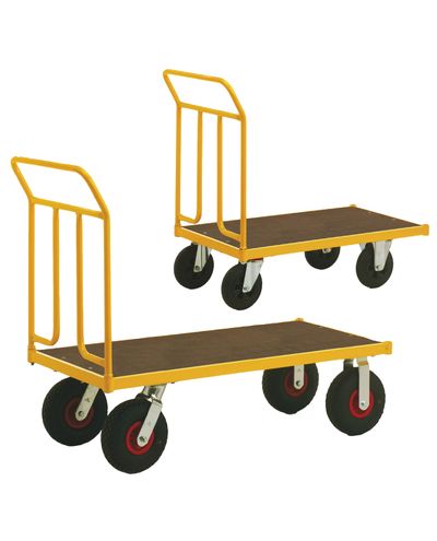 Laminate pallet truck 1250 x 650 mm with envelope rings Laminate pallet truck 1250 x 650 mm with envelope rings