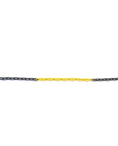 Plastic chain black-yellow (2)