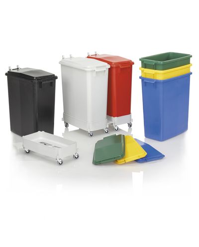 Plastic waste container RST tray for one container