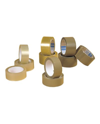 Packaging tape PP 25mmx66m, brown