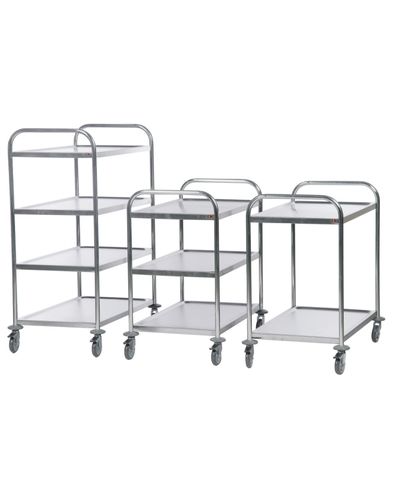 RST shelving trolley 4-tier 910 x 590 x 1260 mm, shelf space 280 mm