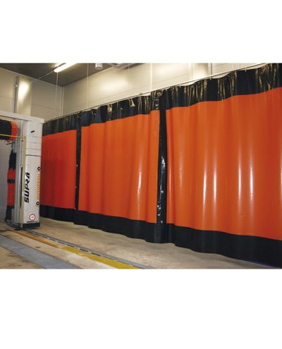 Protective curtain, made to measure per m2