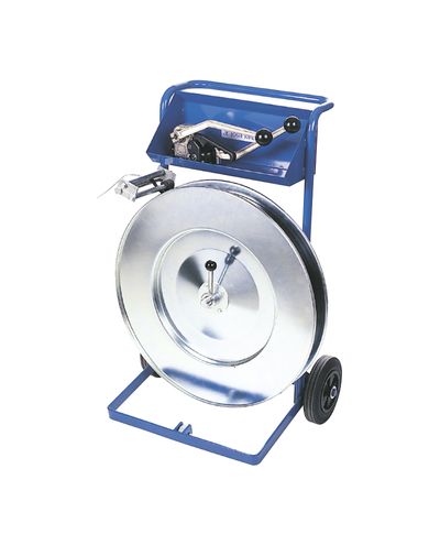 Trolley for rims and rim machines