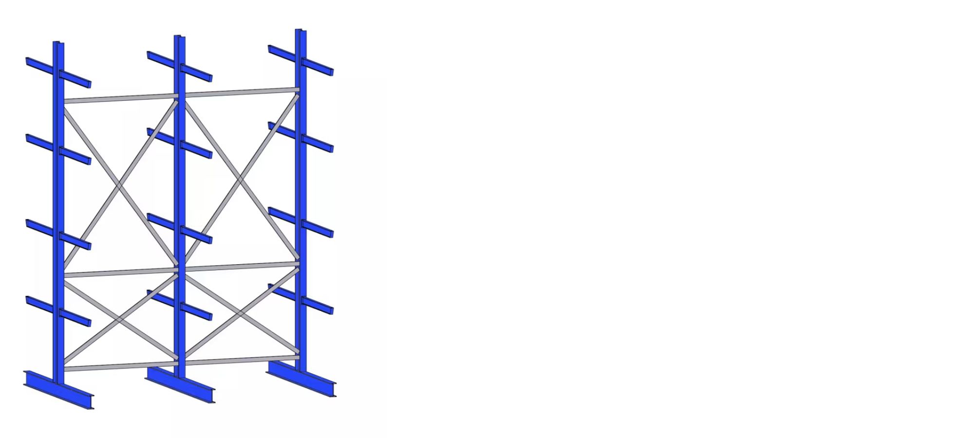 Medium weight external shelves