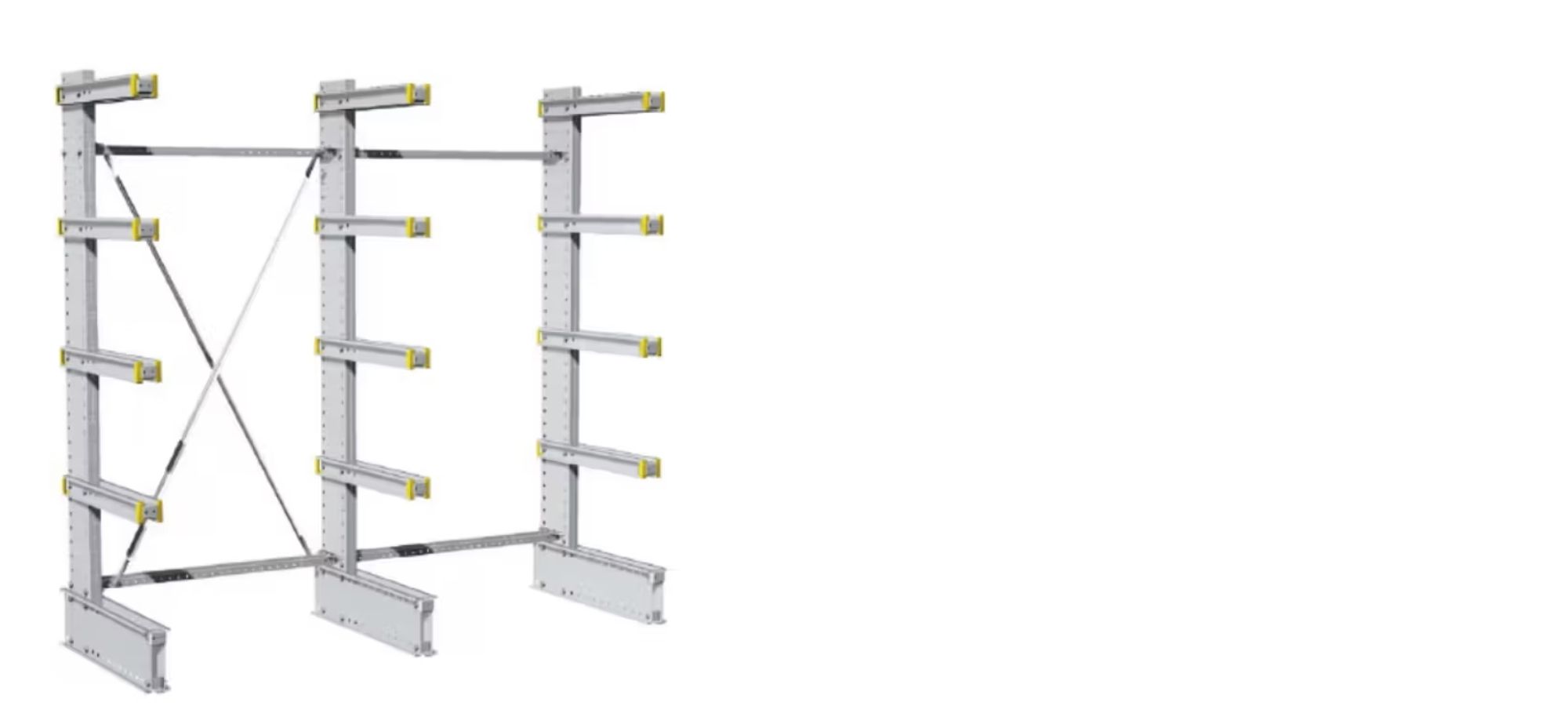 Lightweight external shelves